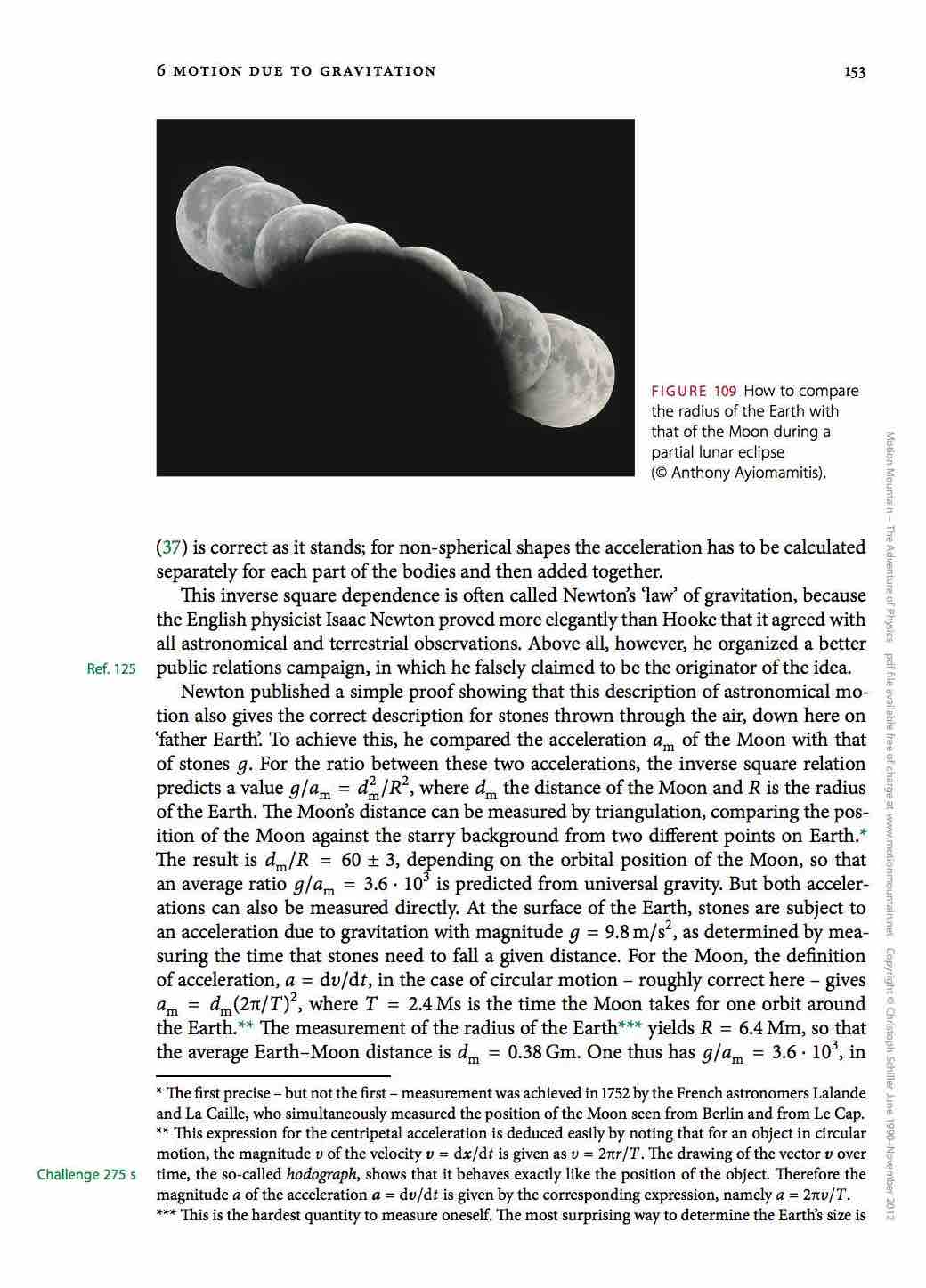 Motion Mountain free Physics Textbook page
153: 
Lunar Eclipse
